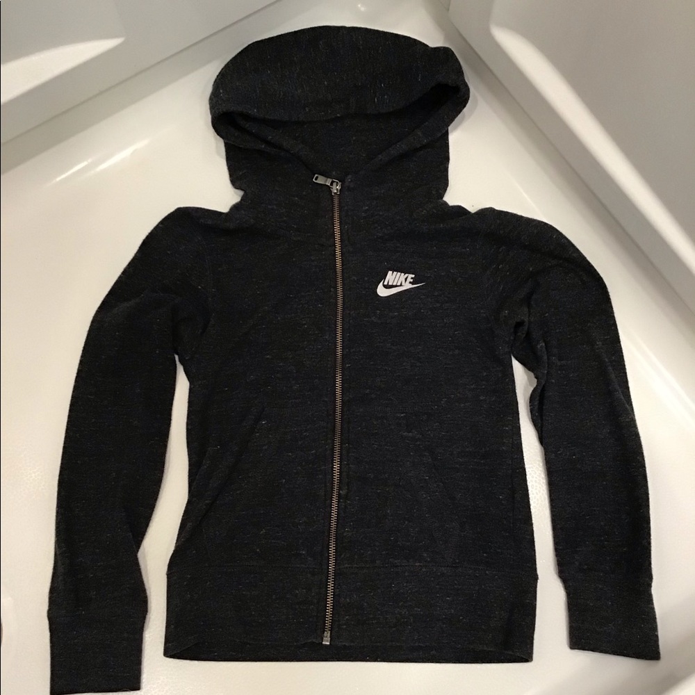 Nike Hoodie Kids Athletic Full Zip Hooded Sweatshirt Med - Picture 11 of 12